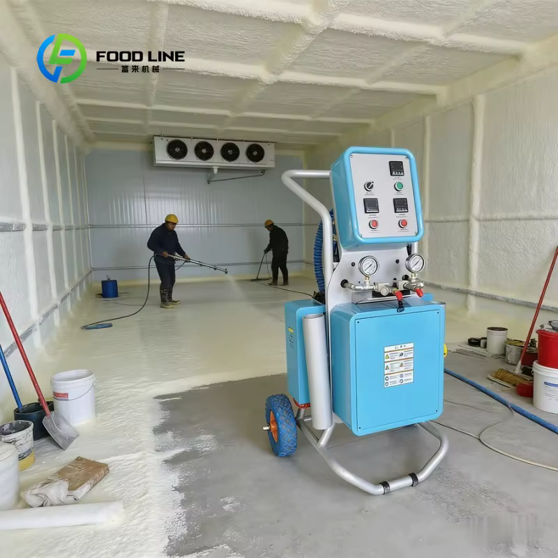 Machine de pulvérisation de revêtement en polyuréthane et polyurée de style nouveau personnalisé pour l'isolation des murs et l'étanchéité des toits