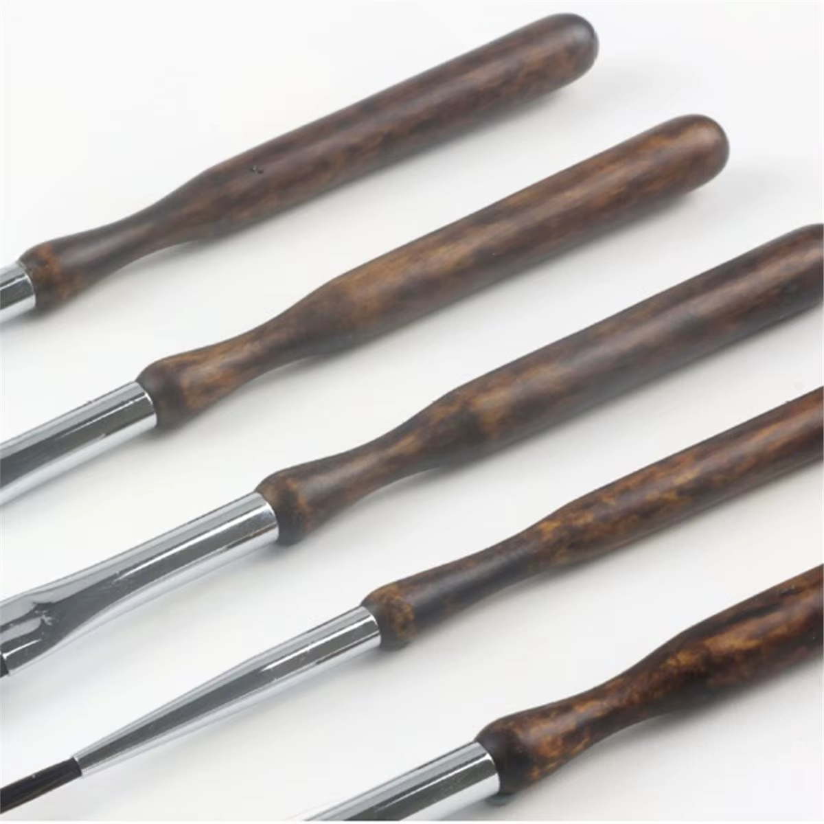 Ensemble de 5 pinceaux à rayures pour l'art professionnel et la précision