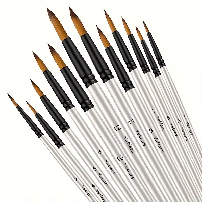 Ensemble de pinceaux de peinture acrylique