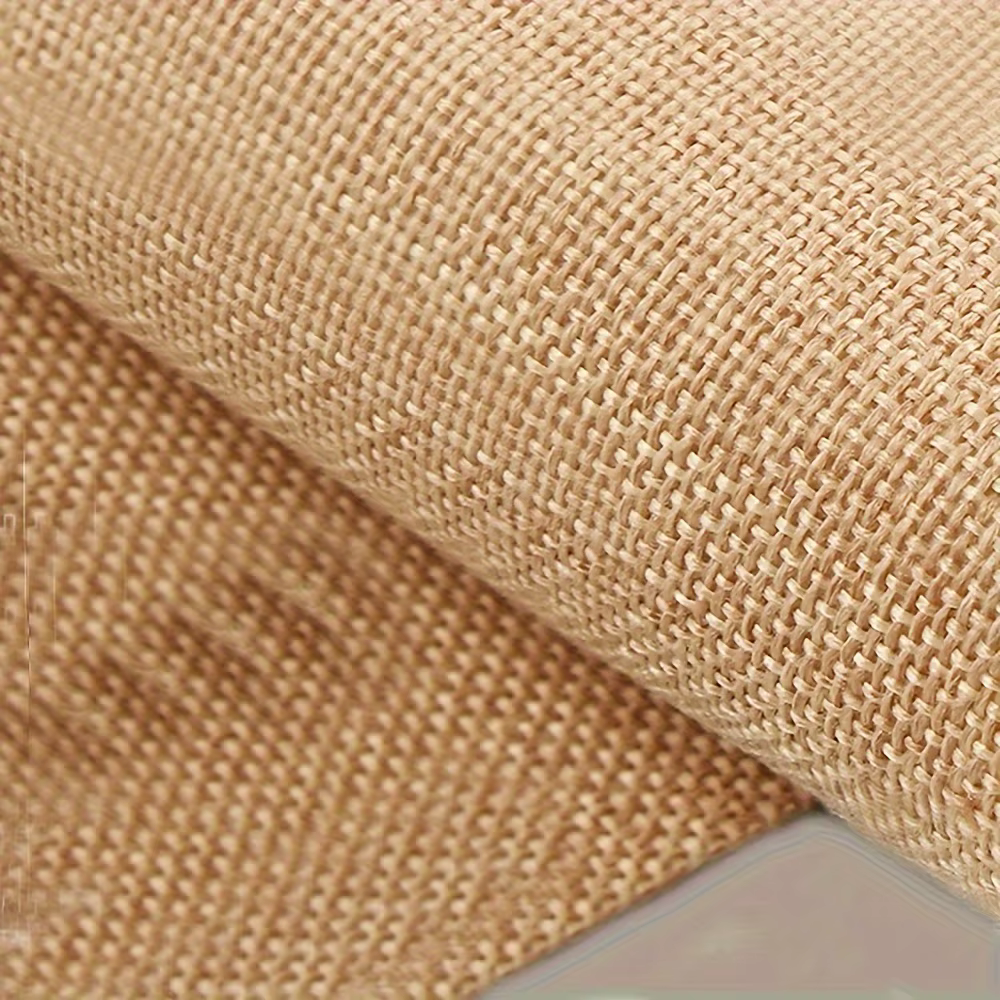 Rouleau de papier en toile de jute auto-adhésif - Matériel artisanal multi-usage pour boîtes cadeaux