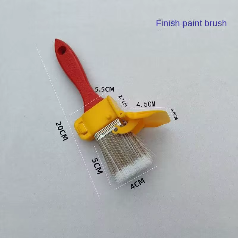 Peinture murale brossage coin intérieur bord dissimulé coupe séparation des couleurs pinceau Edger outil Kit de rouleau à main