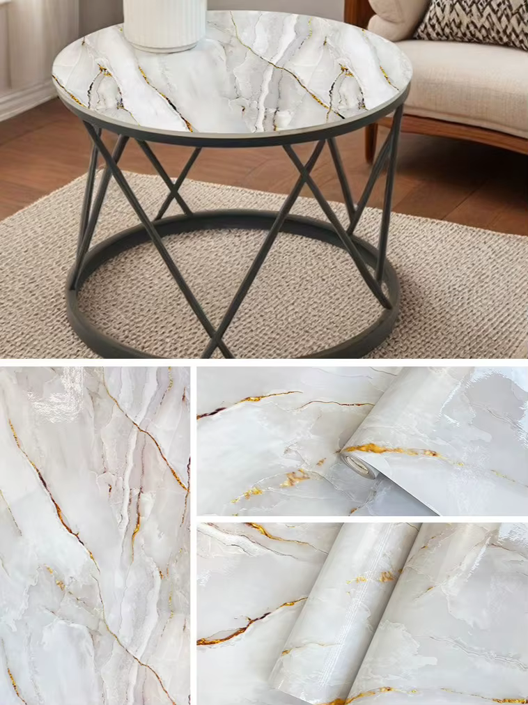 Papier peint auto-adhésif à motif de marbre lisse