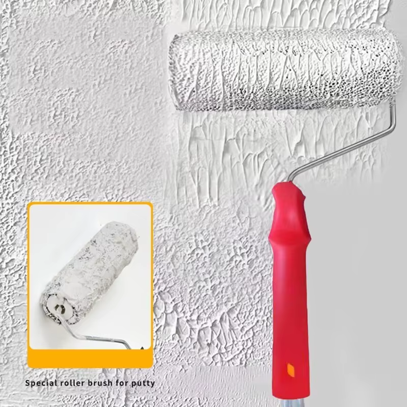 Rouleau à enduit mural texturé pour un lissage parfait – Outil de construction