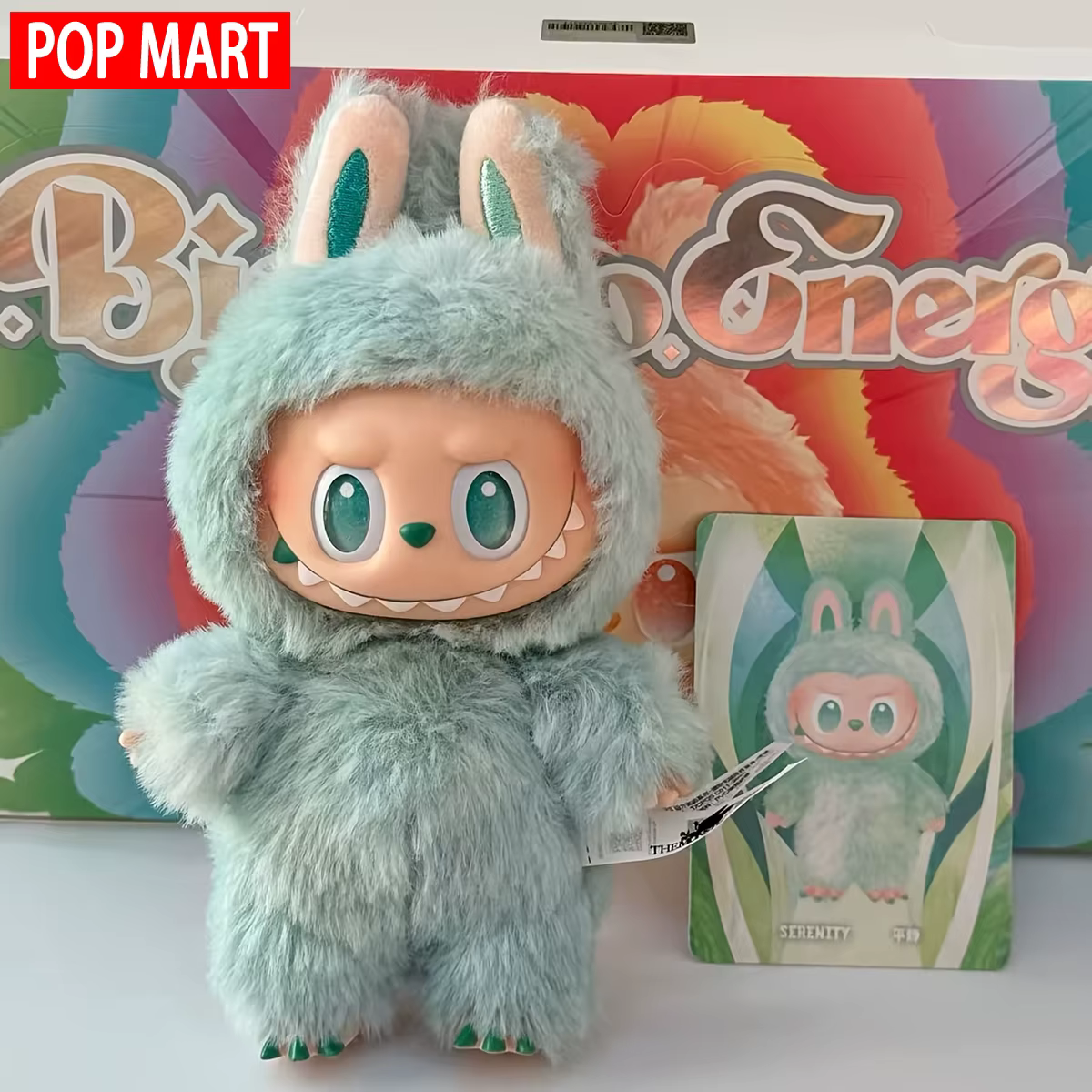 Poupée Labubu - 100% authentique, couleur macaron, c'est le cadeau idéal pour les enfants, la famille et les amis.