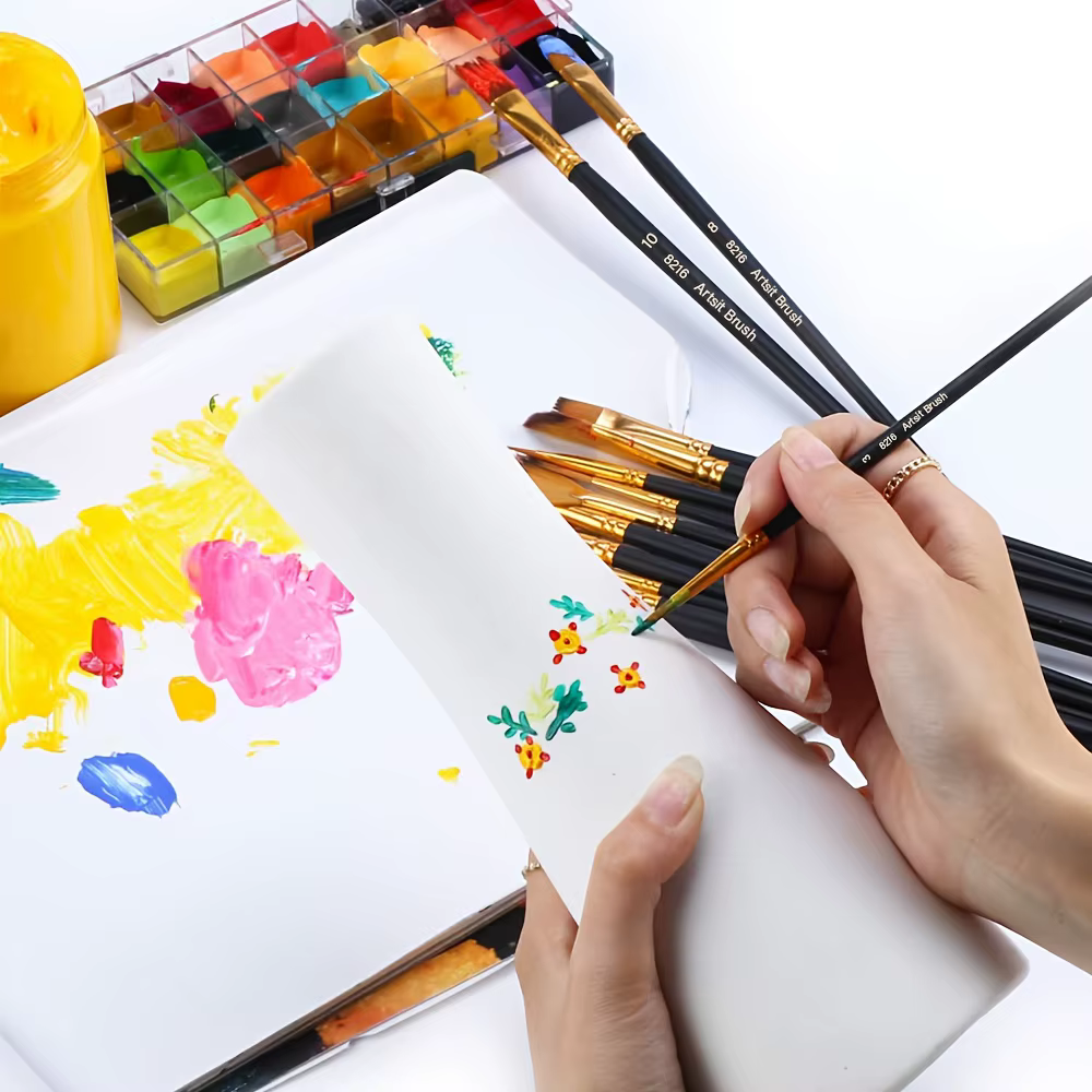 Ensemble de pinceaux de peinture professionnels pour artistes