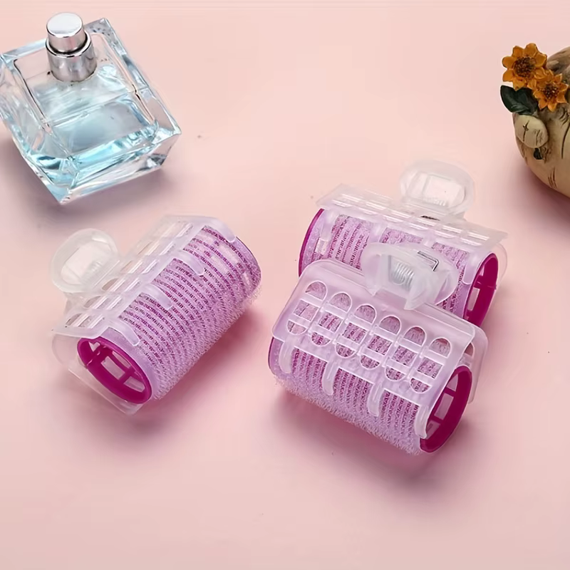 Bigoudis auto-adhésifs en plastique pour franges et boucles, outils de coiffure pour la mise en forme des franges et des boucles