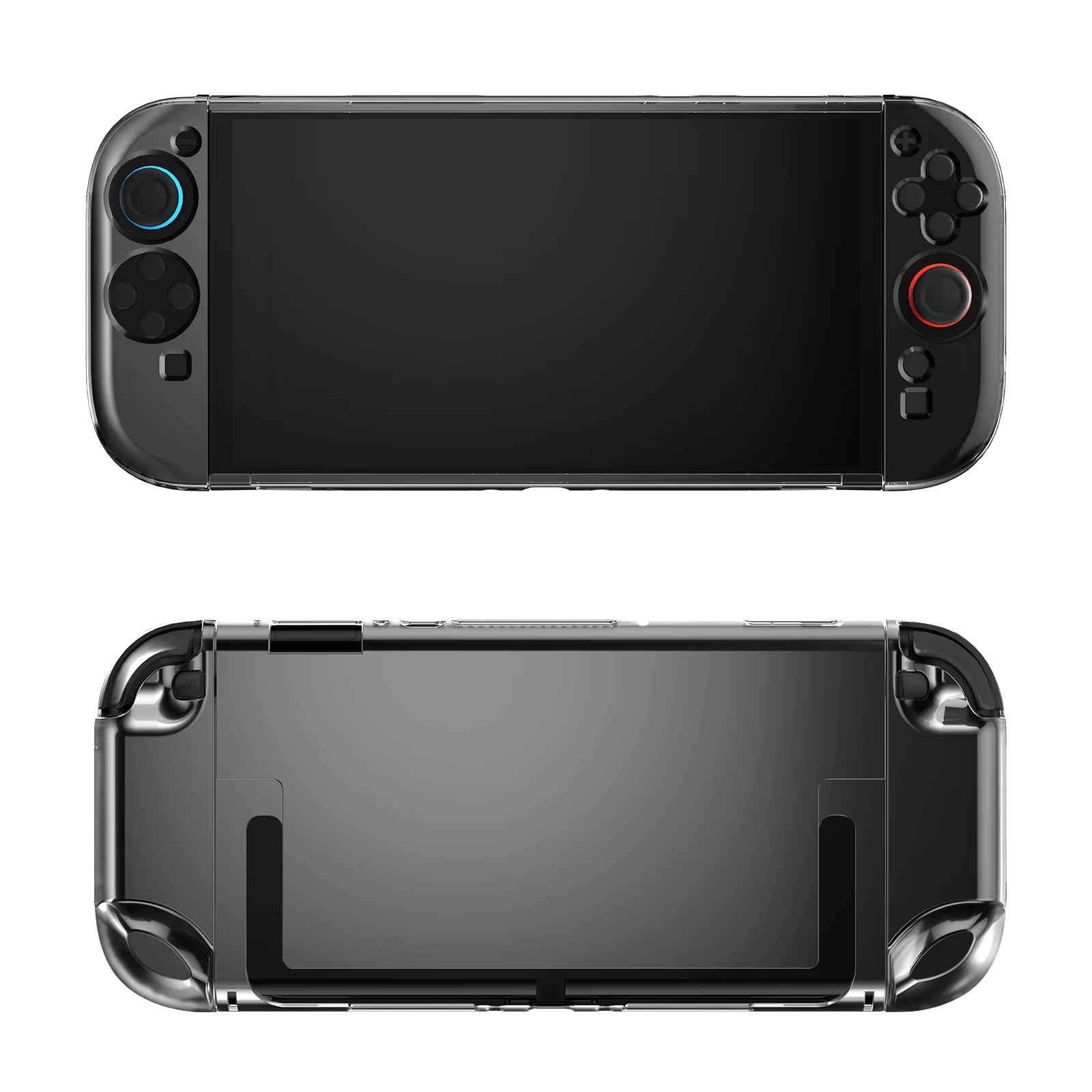 Étui rigide transparent PC pour Switch 2, étui de protection fendu, housse de protection anti-rayures en cristal, coque de protection Anti-chute