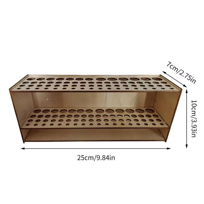 67 trous porte-pinceau support en bois