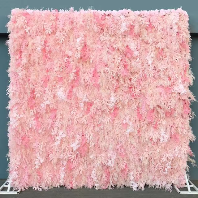 XUELY X8055 Mur de fleurs artificielles en tissu enroulable