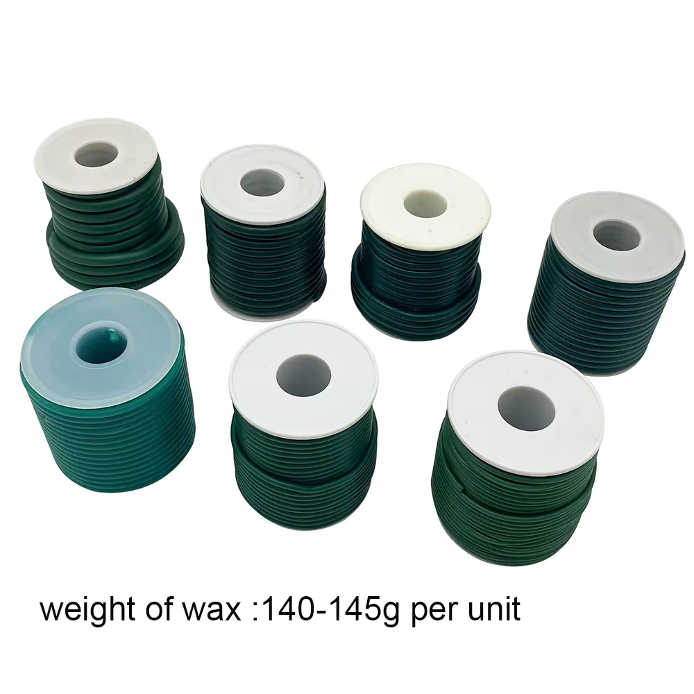 1 rouleau 2.0-6.0MM bande de cire verte ligne de cire colonne de cire pour outil de moulage de soudage de moulage de bijoux