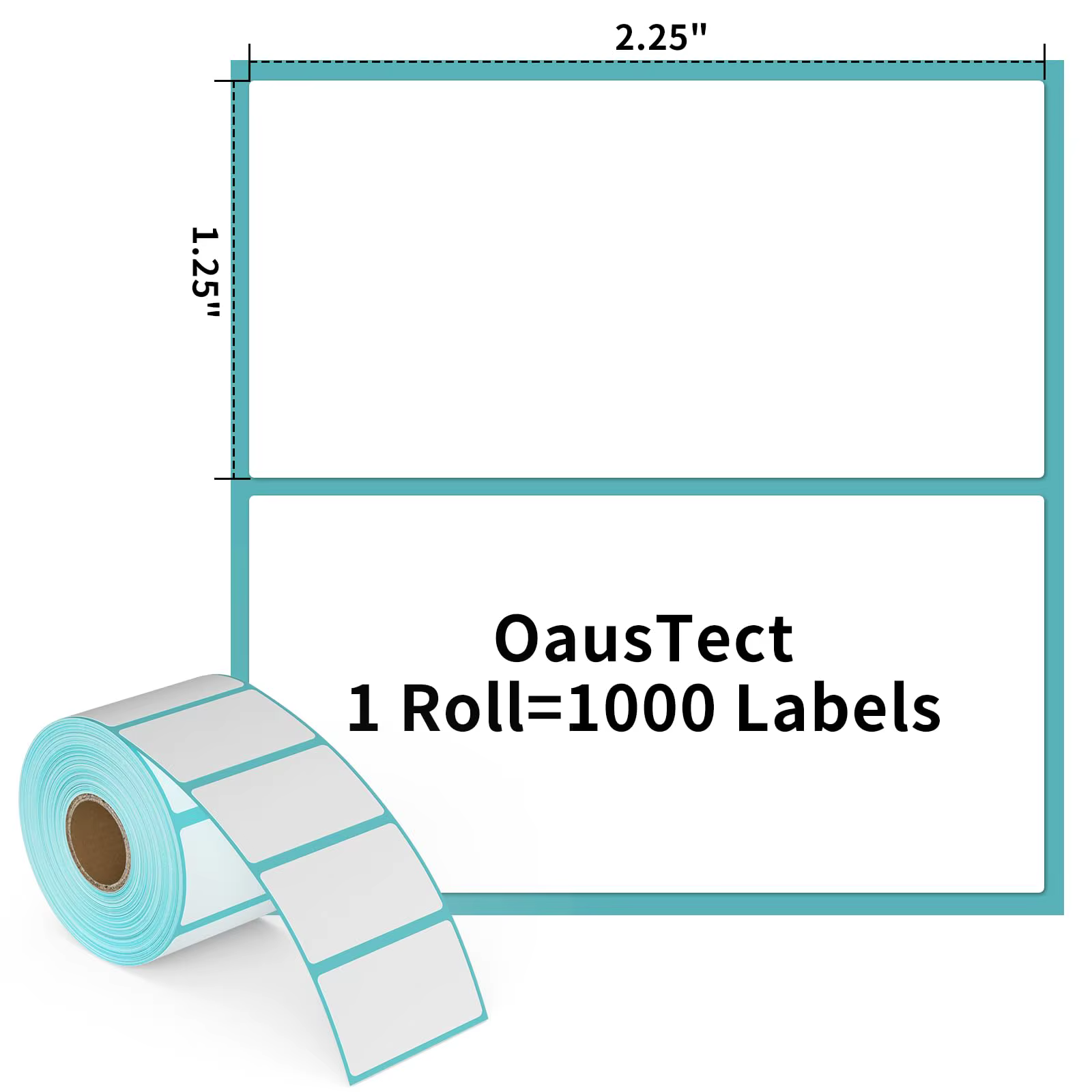 700 pièces/rouleau 40*20/40*30/50*30mm fournitures d'impression étiquette thermique autocollant papier étanche