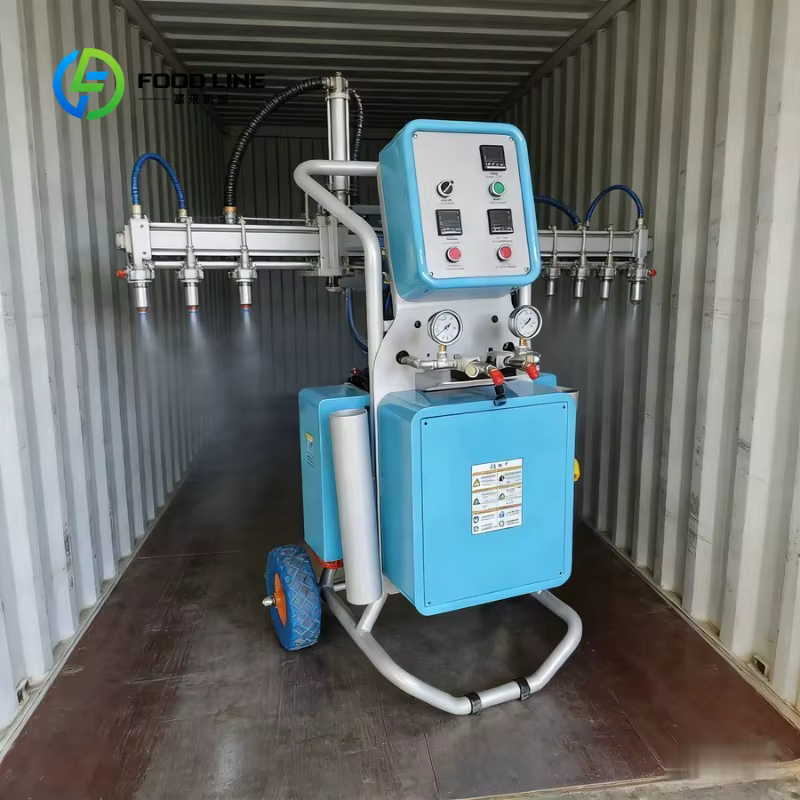 Machine de pulvérisation de revêtement en polyuréthane et polyurée de style nouveau personnalisé pour l'isolation des murs et l'étanchéité des toits