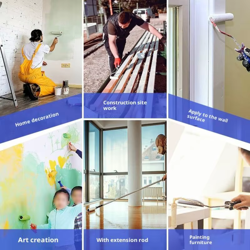 Kit de rouleaux à peinture 11 pièces : Obtenez des murs d'apparence professionnelle