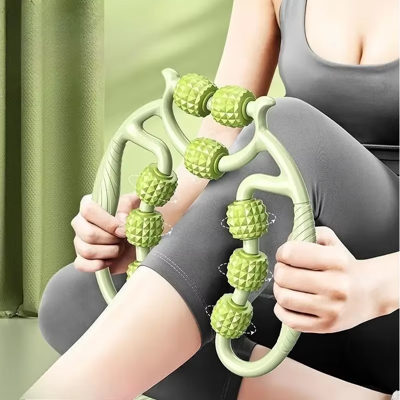 Rouleau de Massage cellulite et lymphatique, bâton de Fascia pour jambes, cuisses, mollets, soulagement de la douleur des tissus profonds, sculpture corporelle, récupération d'athlète