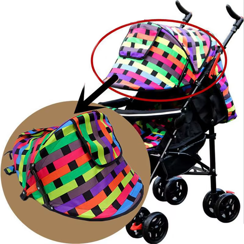 Pare-soleil pour poussette de bébé, capot de Protection, couverture d'auvent, accessoires de poussette, visière assise et couchée