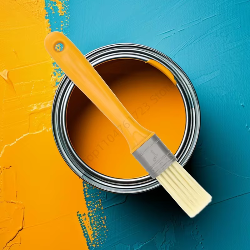 Brosse à peinture murale avec manche en plastique