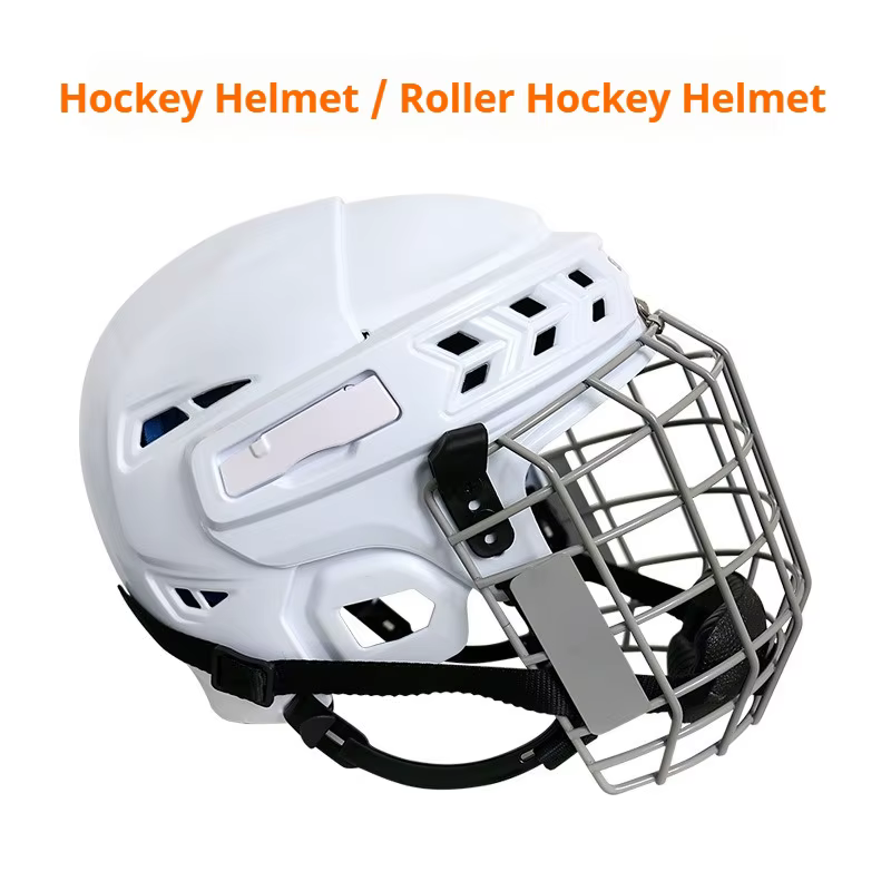 CUISET ICE HOCKEY - Certifié pour hockey sur roulettes et de rue, crosse, couvre-chef de protection complète réglable avec protection auditive