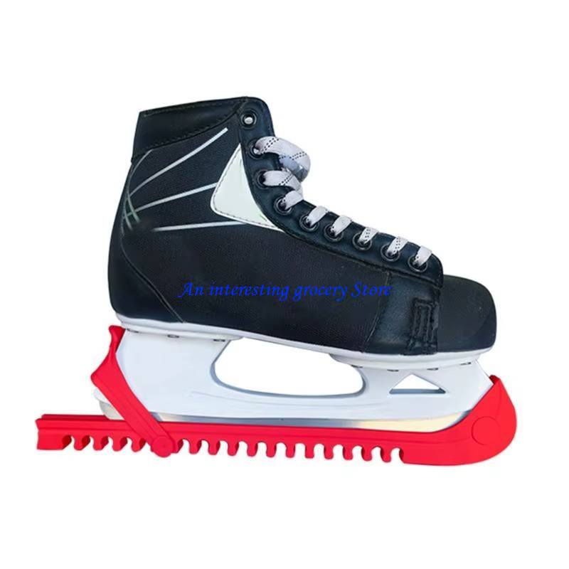652D 1 paire protections patins réglables pour le Hockey le patinage artistique, couvercle lame patin à glace,