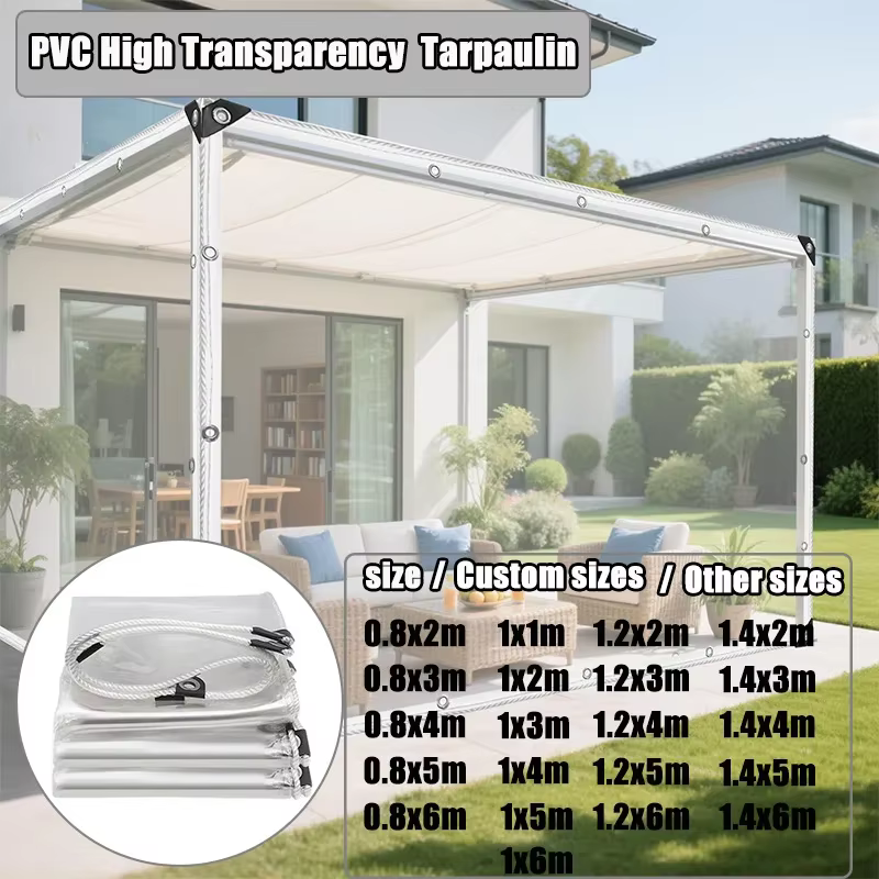 Bâche en PVC transparent 0