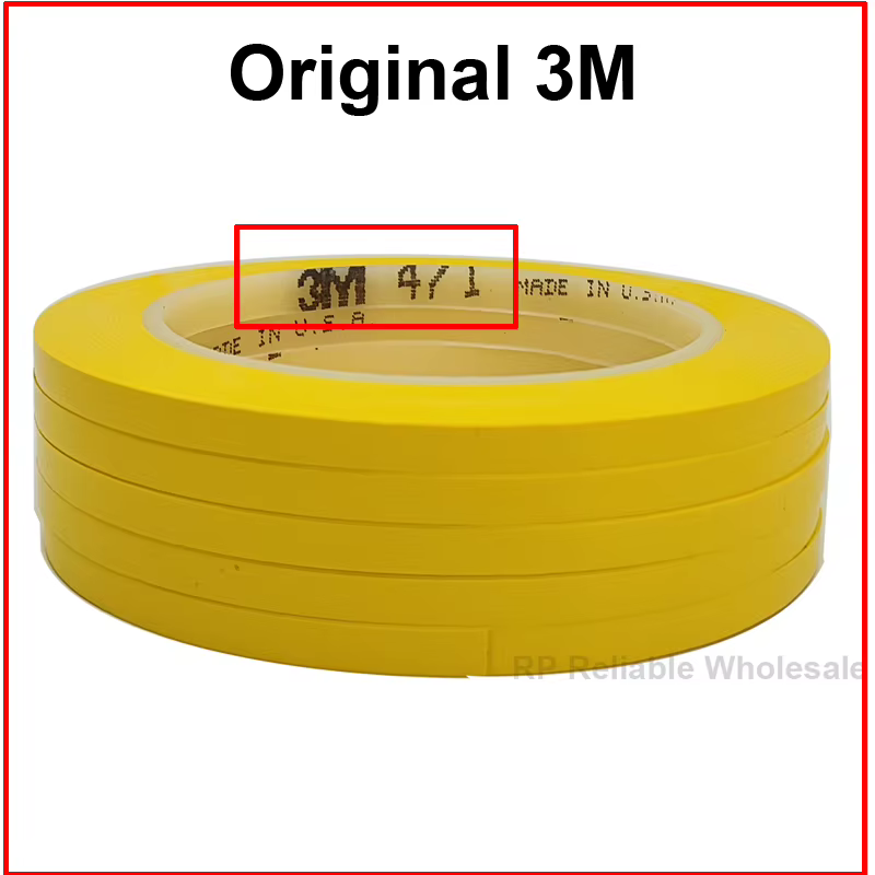 Ruban adhésif simple en vinyle 3mm de large