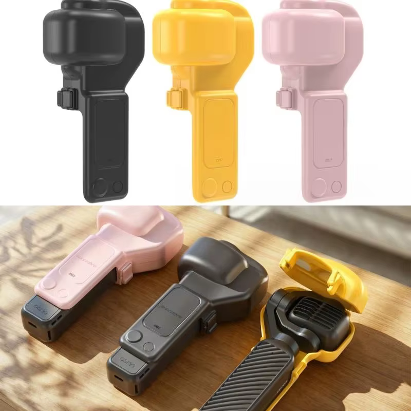 Écran de protection pour objectif Gimbal, tout-en-un, anti-chute, design rabattable, coque rigide pour accessoires Pocket 4P