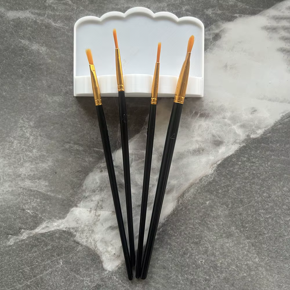 Porte-pinceaux à 4 compartiments