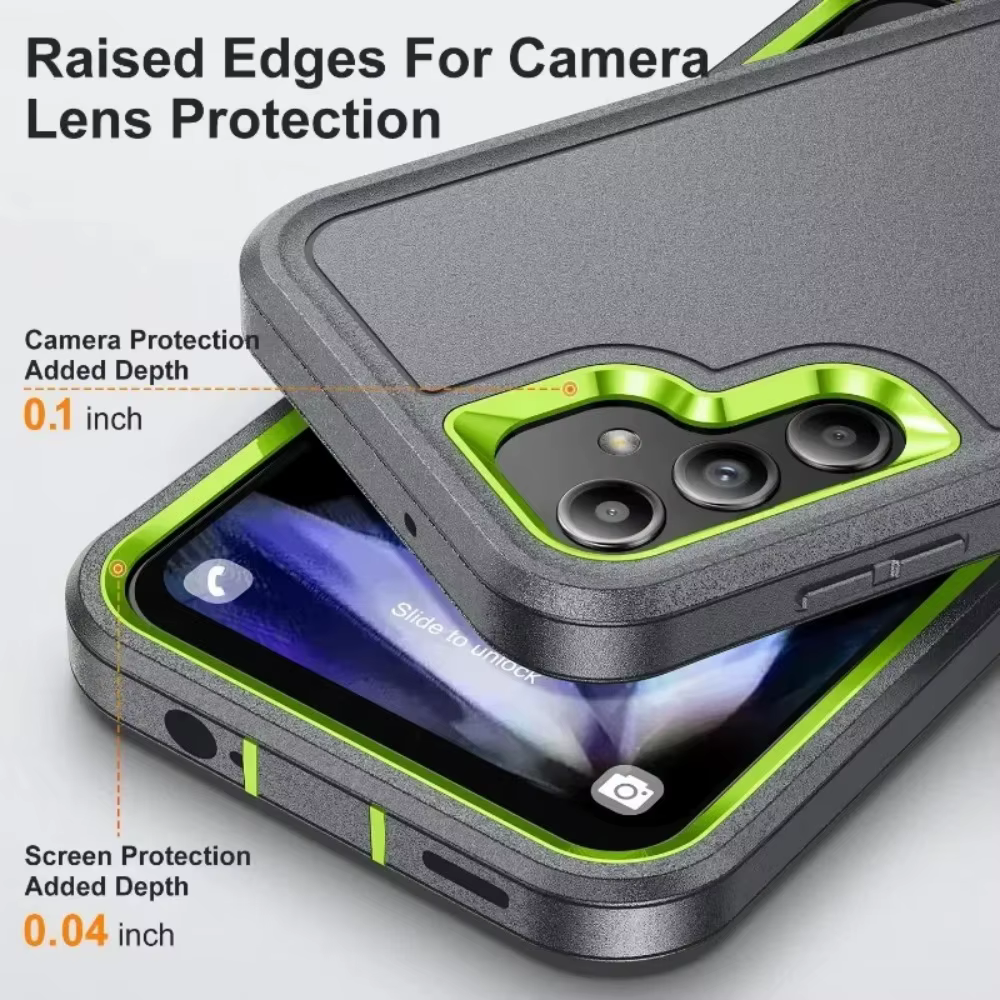 Étui de protection robuste OTT Armor Defender pour Samsung Galaxy A17 A07 A56 A36 A26 A16 A06 A15 A54 5G, anti-traces de doigts