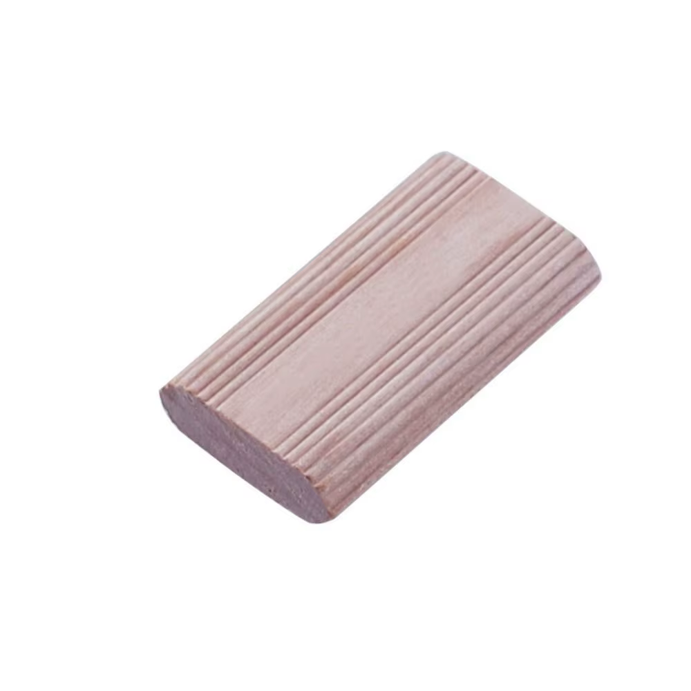 50/100 pièces hêtre bois dominos Tenons menuiserie bouchons bricolage meubles épissage connecteurs connecter bloc de