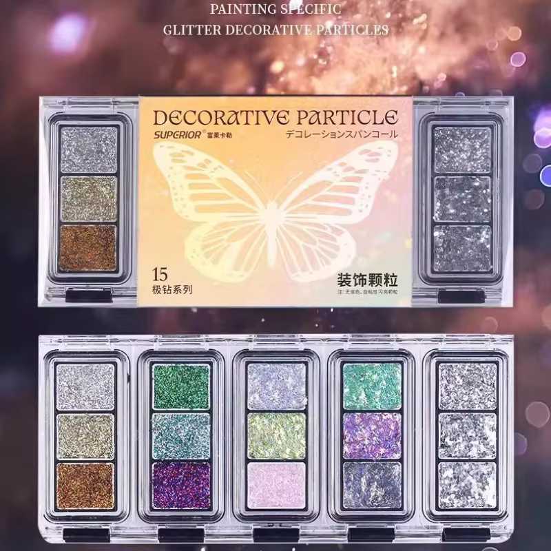Peinture décorative à 15 couleurs