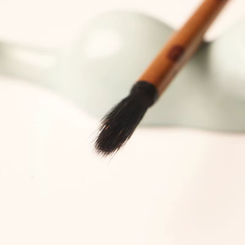 Pinceau de peinture en poils de lapin