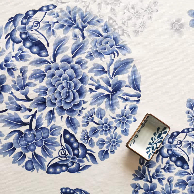 Tissu en toile de coton pur de 2.4m de large au mètre