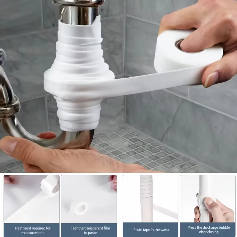 Ruban adhésif blanc imperméable