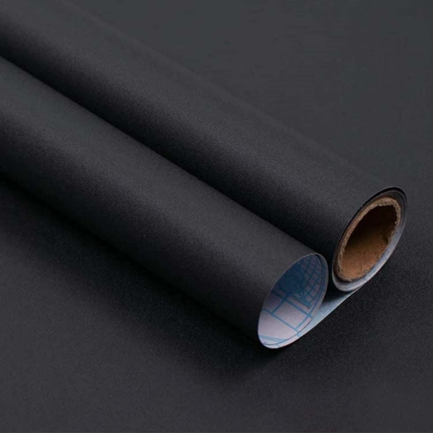 Papier peint mat noir imperméable en vinyle