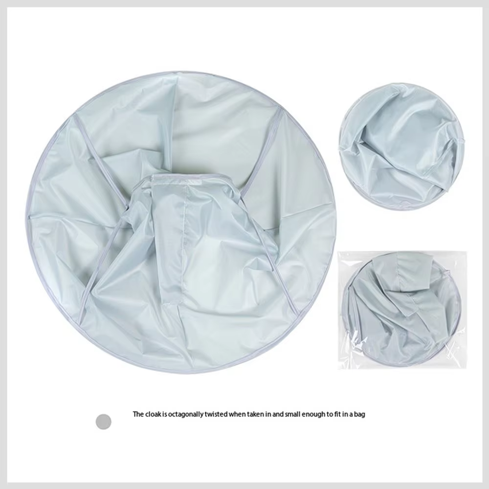 Cape de coupe de cheveux - Cape de coupe de cheveux parapluie Cape de cheveux imperméable Cape de barbier Parapluie de coiffure pliable Cape Tablier.