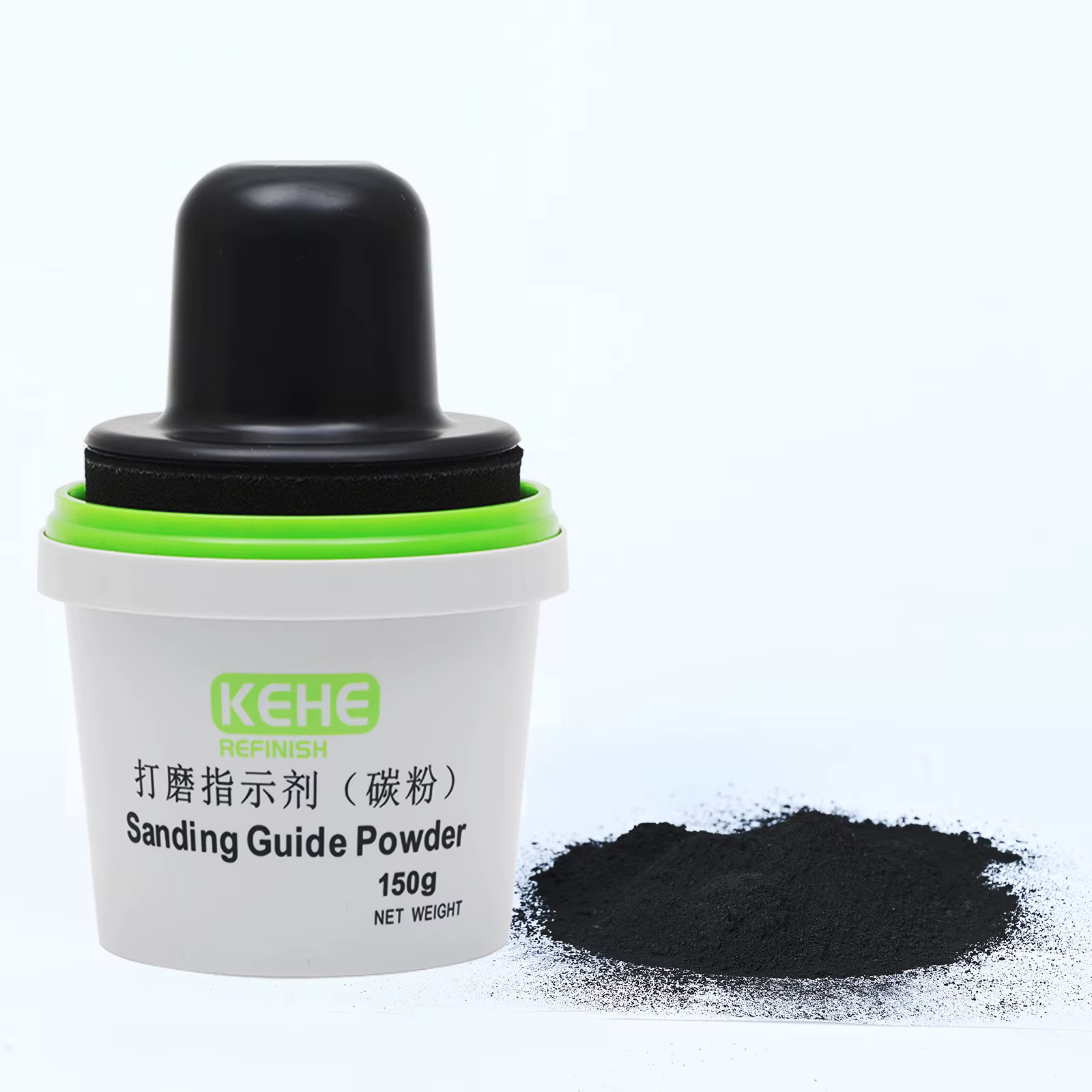 Manteau de guidage de ponçage noir sec 150g/200g avec 5 paires de gants – Détecteur de défauts de peinture automatique