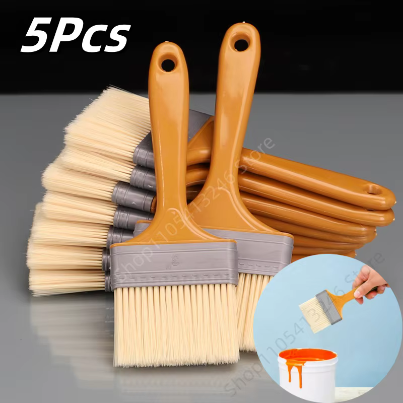 Lot de 5 pinceaux en plastique de 1 à 5 pouces