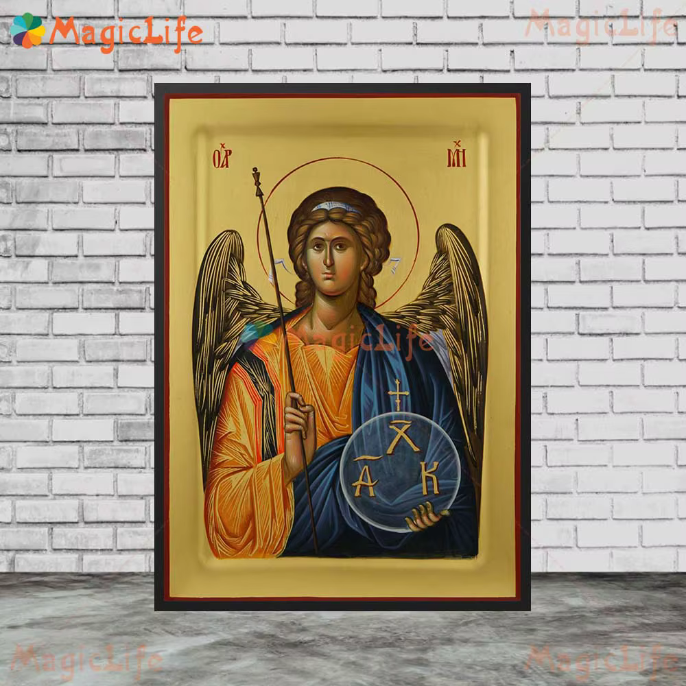 Saint Michael orthodoxe archange Gabriel Religion images murales pour salon affiche nordique mur Art toile peinture sans cadre