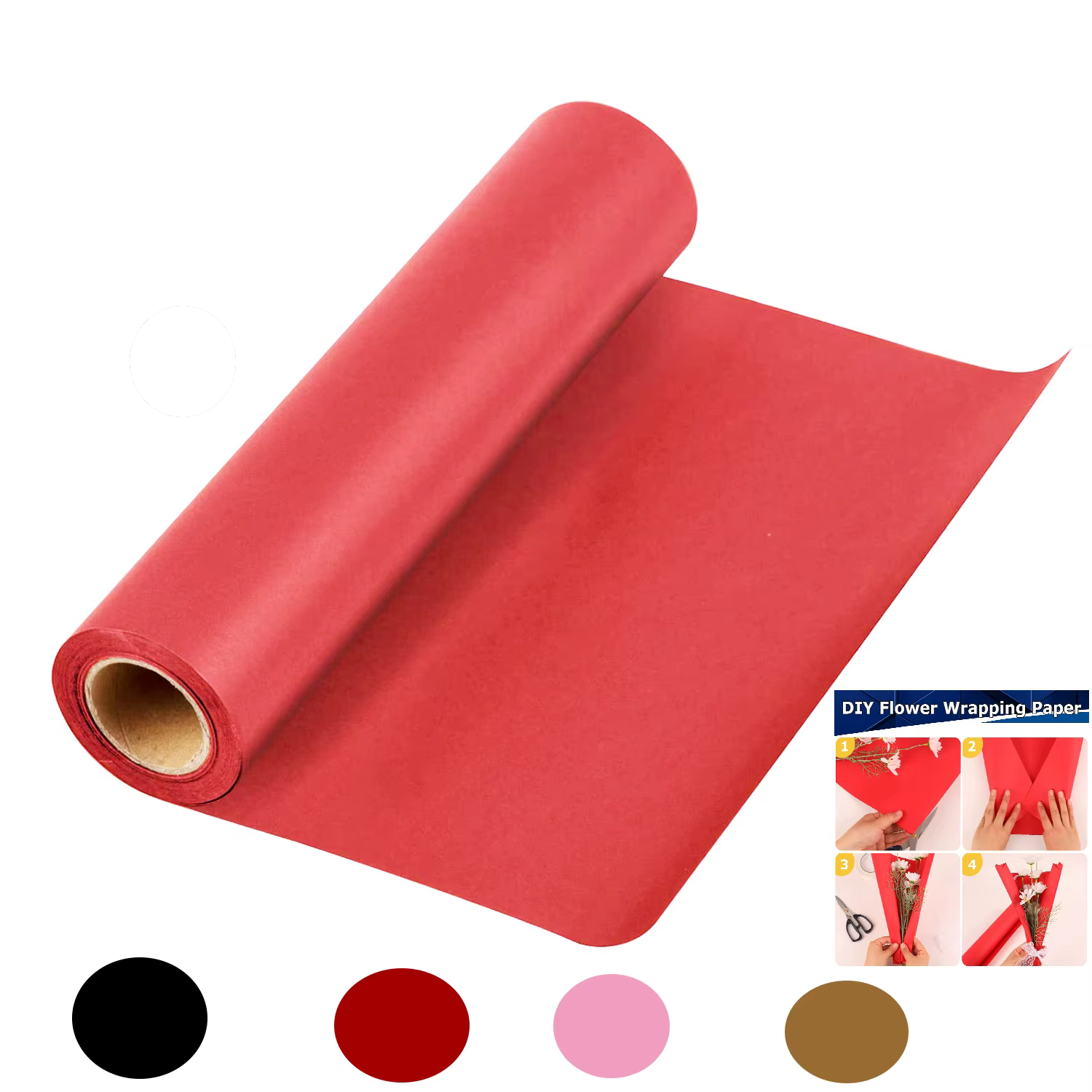 Rouleaux de papier kraft marron