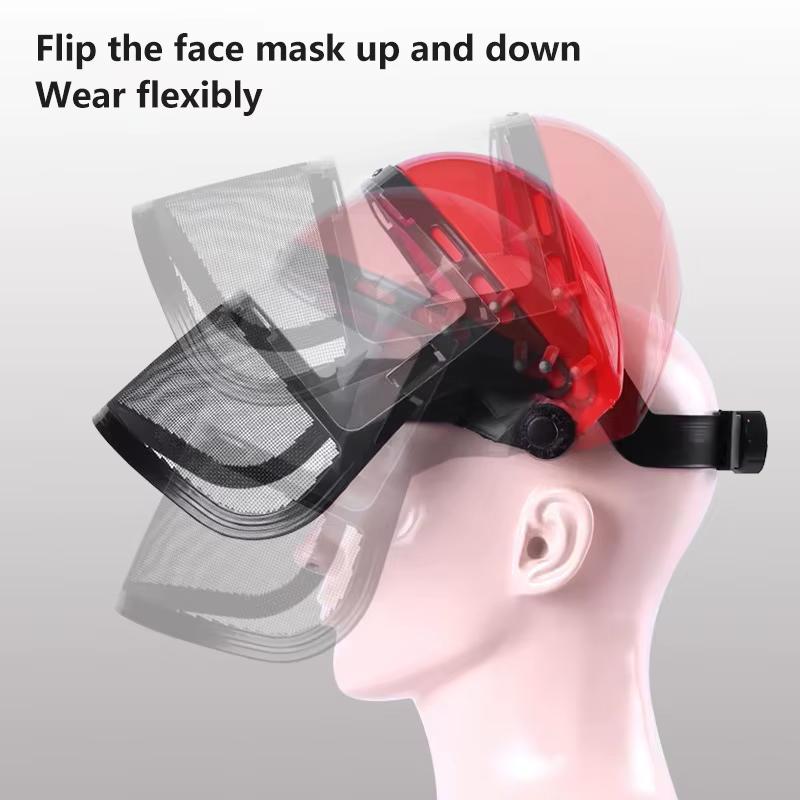 Masque de protection en PVC anti-éclaboussures et anti-poussière pour la tête