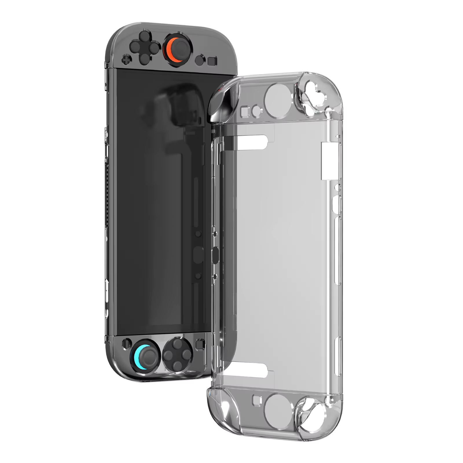 Étui rigide transparent PC pour Switch 2, étui de protection fendu, housse de protection anti-rayures en cristal, coque de protection Anti-chute