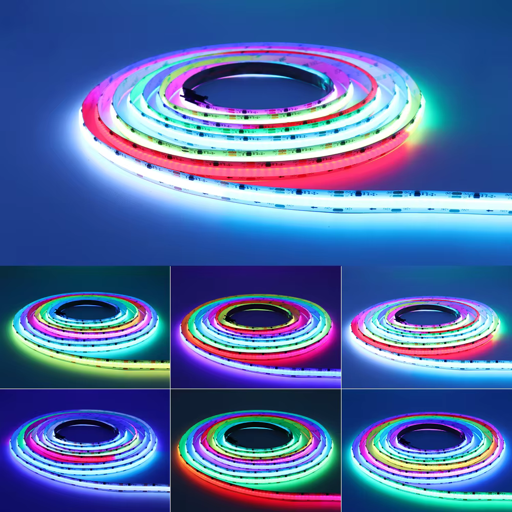 IP68 IP20 SPI RGBIC LED bande lumineuse WS2811 adressable 720 LED ruban couleur de rêve DC12V 24 V Flexible Pixel LED bande