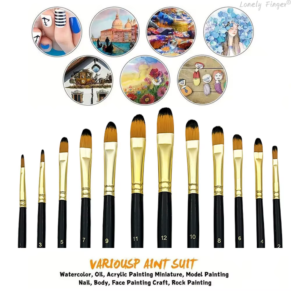 Ensemble de pinceaux pour artistes