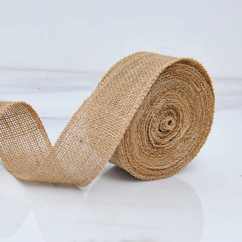 Rouleau de tissu en toile de Jute naturelle