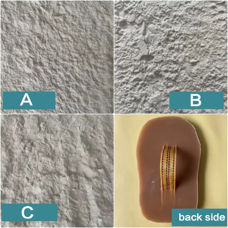Moule d'empreinte en plastique pour imitation de texture de pierre en ciment