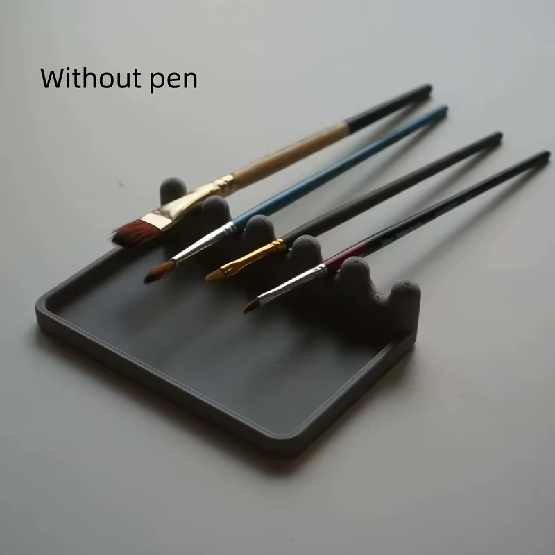 Organisateur de pinceaux portable avec plateau anti-goutte