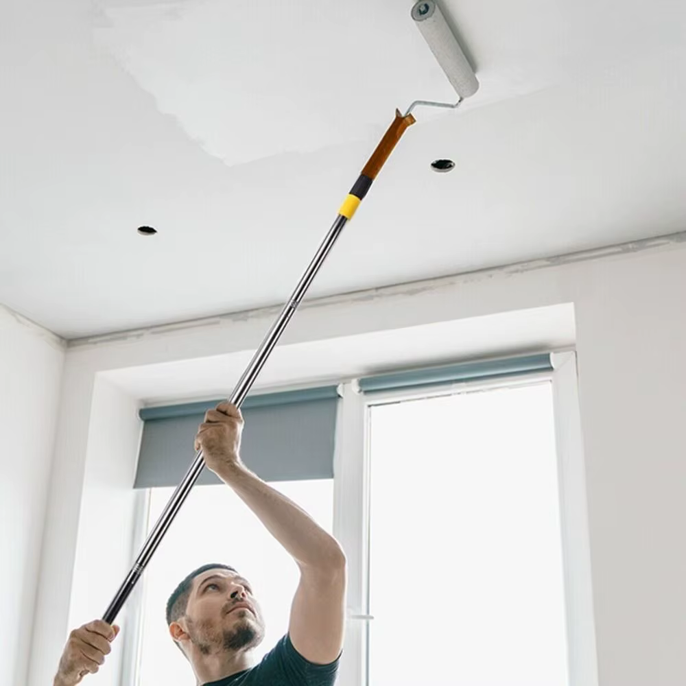 Rouleau à Peinture Rétractable, Bâton d'Extension Amovible, Multifonction