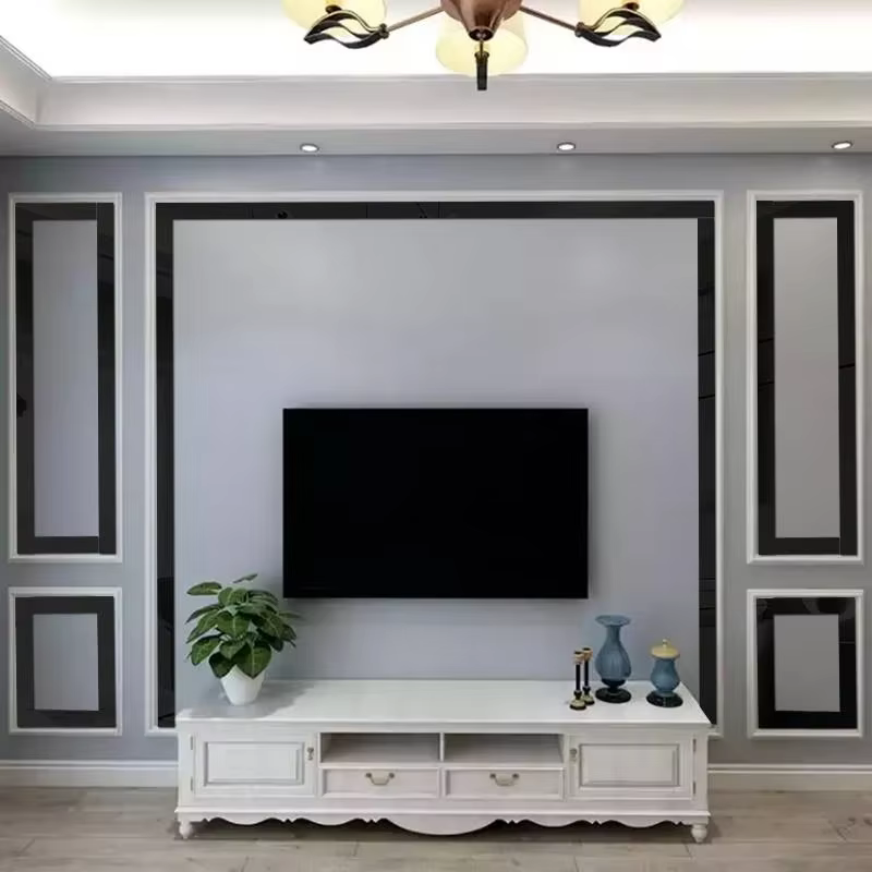 Bande décorative en acrylique pour miroir
