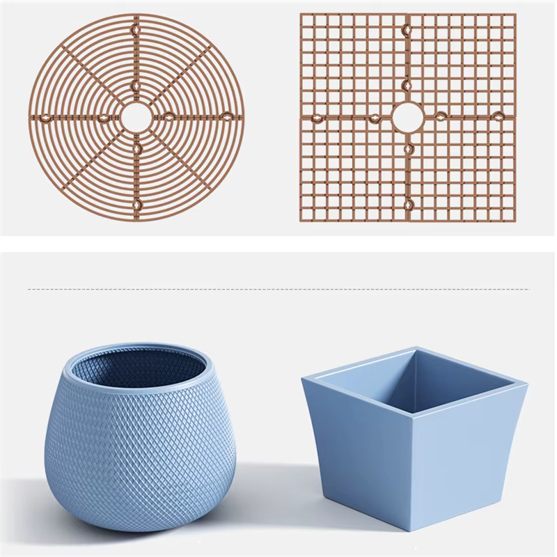 Protecteur de sol pour Pot de plantes, 1 pièce, avec clous, grille de Pot de plantes, couverture de Pot de fleur, souris de sécurité pour bébé, protection des plantes de jardin et de maison