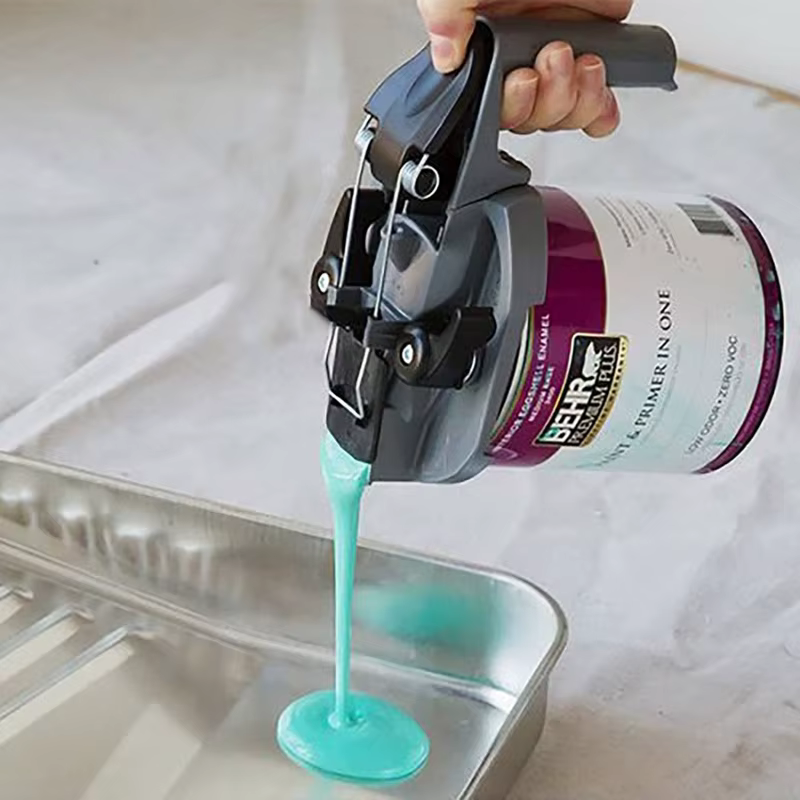 Mélangeur de peinture avec couvercle anti-salissure