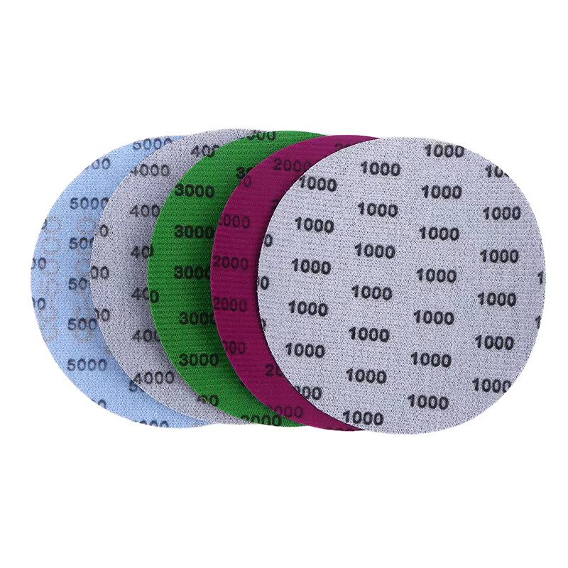 Pack de 15/25 disques de papier de verre de 5 pouces avec grains 1000 à 5000 pour le ponçage humide ou sec